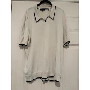 Womans Ted Baker white short sleeve shirt sz 7 #978